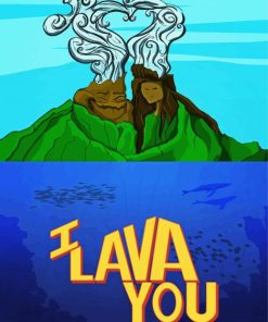 I Lava You Poster Art Paint By Number