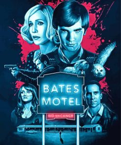 Illustration Bates Motel Serie Paint By Number