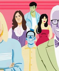 Illustration The Good Place Paint By Number