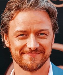 James Mcavoy Paint By Number