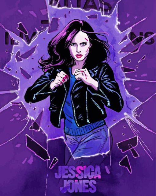 Jessica Jones Serie Poster Art Paint By Number