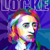 John Locke Pop Art Poster Paint By Number