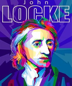 John Locke Pop Art Poster Paint By Number