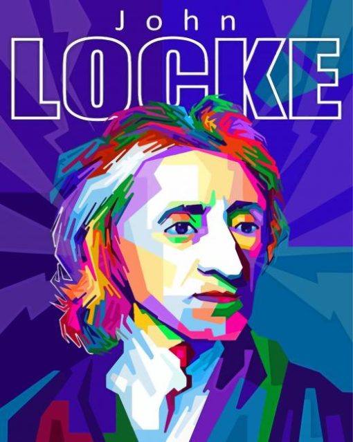 John Locke Pop Art Poster Paint By Number