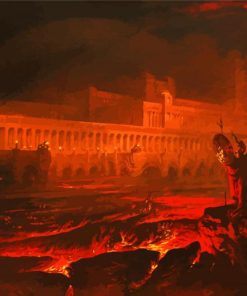 John Martin Le Pandemonium Louvre Paint By Number