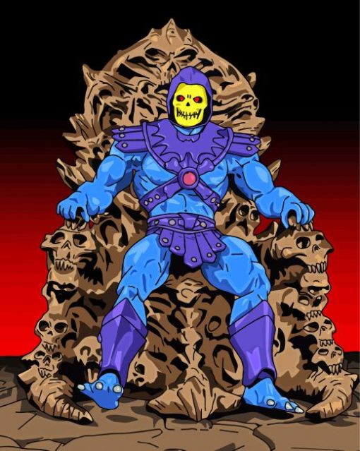 King Skeletor Paint By Number