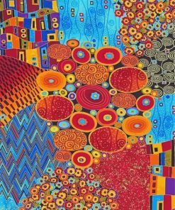 Klimt Flower Garden Abstract Paint By Number