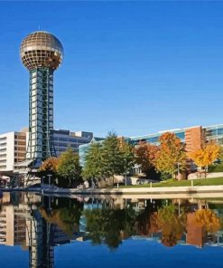 Knoxville Sunsphere Tower Paint By Number