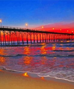 Kure Beach North Carolina Paint By Number