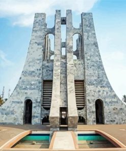 Kwame Nkrumah Mausoleum Ghana Paint By Number