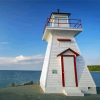 Lion's Head Harbour Lighthouse Georgian Bay Paint By Number