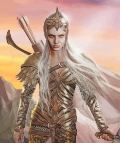 Lord Of The Rings Galadriel Warrior Paint By Number