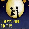 Love You To The Moon Art Paint By Number