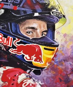 Marc Marquez Illustration Paint By Number