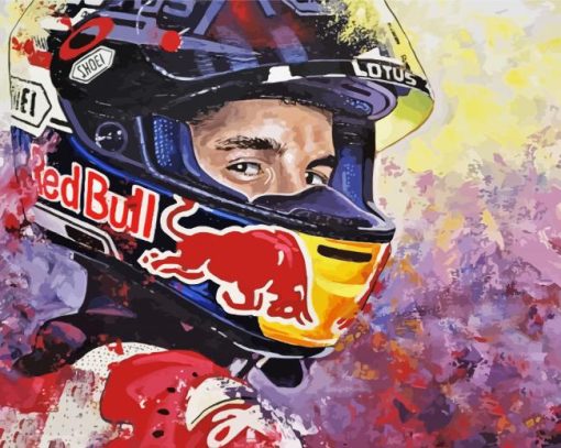 Marc Marquez Illustration Paint By Number