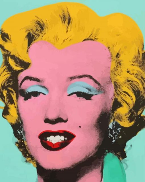 Marilyn Monroe Warhol Andy Paint By Number