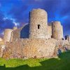 Medieval Harlech Castle Paint By Number