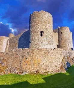 Medieval Harlech Castle Paint By Number