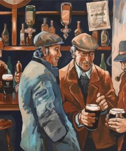 Men At Bar Paint By Number