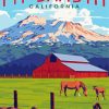 Mt Shasta Art Paint By Number