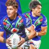 New Zealand Warriors Rugby League Team Paint By Number