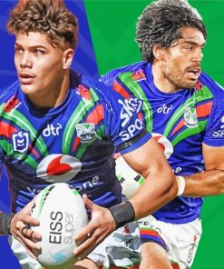 New Zealand Warriors Rugby League Team Paint By Number