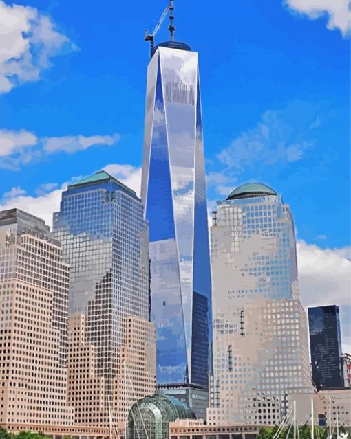 One World Trade Center New York Paint By Number