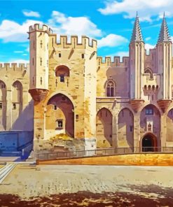 Palais Des Papes Avignon Paint By Number