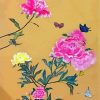 Peonies And Butterflies Art Paint By Number