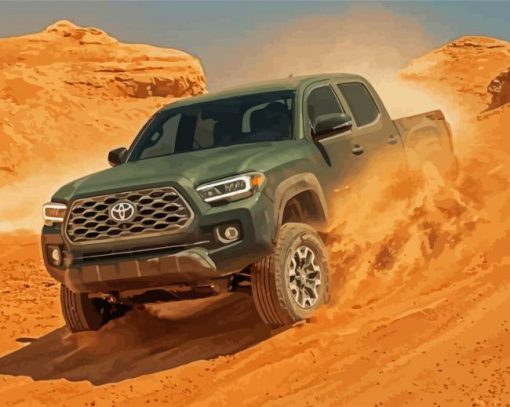 Pick Up Toyota Tacoma Paint By Number