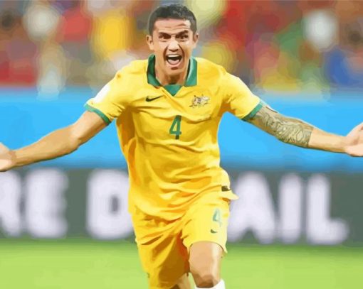 Player Tim Cahill Paint By Number