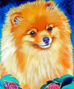 Pomchi Dog Art Paint By Number