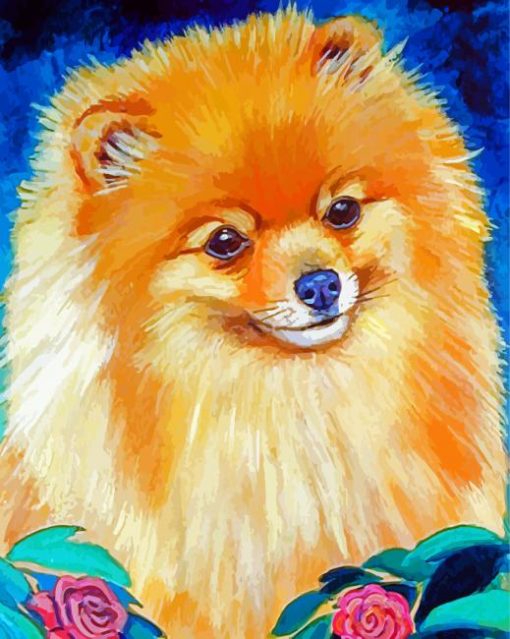 Pomchi Dog Art Paint By Number