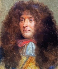 Portrait Of King Louis XIV Paint By Number