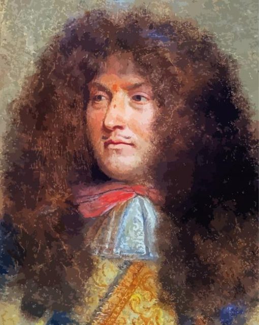 Portrait Of King Louis XIV Paint By Number