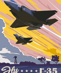 RAAF Poster Paint By Number