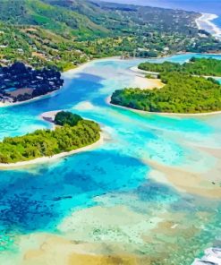 Rarotonga landscape Paint By Number