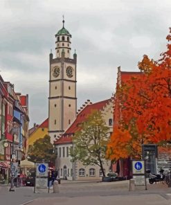 Ravensburg City In Germany Paint By Number