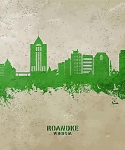 Roanoke Poster Paint By Number