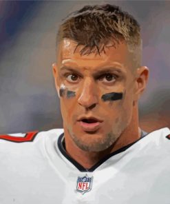 Rob Gronkowski Footballer Paint By Number