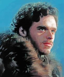 Robb Stark Side Profile Art Paint By Number