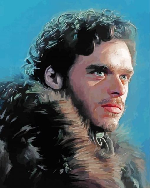 Robb Stark Side Profile Art Paint By Number