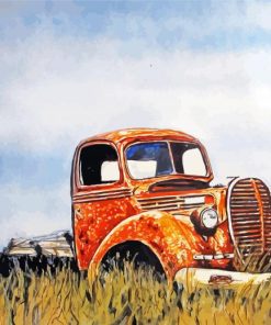 Rusty Truck Art Paint By Number