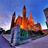 Sacred Heart Cathedral In Bendigo Victoria Paint By Number