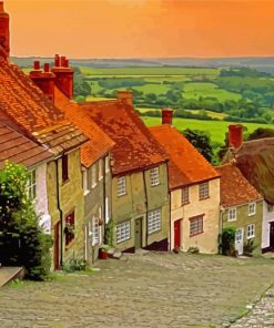 Scenery English Cottage Paint By Number