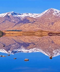 Scottish Highlands Mountains Paint By Number