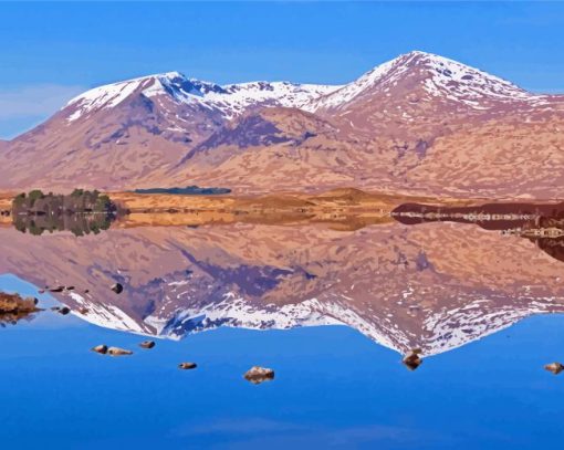 Scottish Highlands Mountains Paint By Number