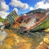 Ship Wrecked Paint By Number