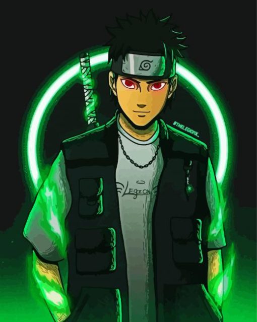 Shisui Uchiha Aaoanese Anime Art Paint By Number