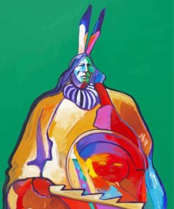 Sioux Medicine Man John Nieto Paint By Number